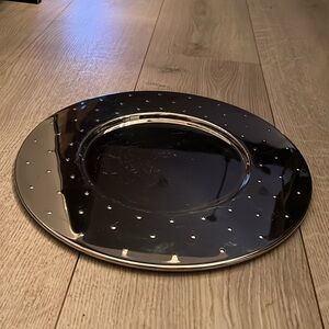 Alessi 12.5” Silver Chrome Charger Underplate